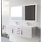 Castello Usa Thames 60-inch White Vanity Set with White Top and Chrome Handles CB-MC-60W-CHR-20146-WH - alternate 5